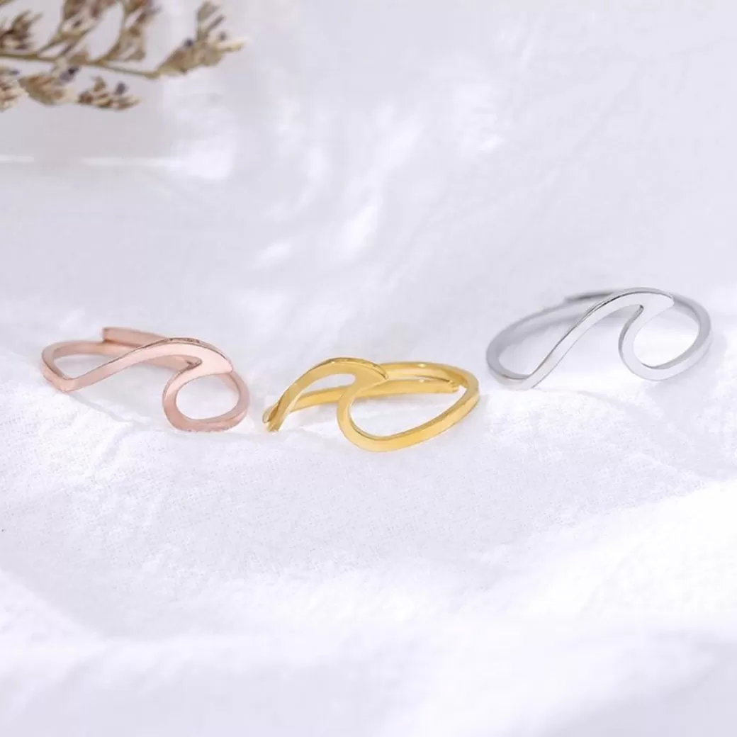 Anillo Ola - Joyas Atolea, Elegancia Costera de Moda