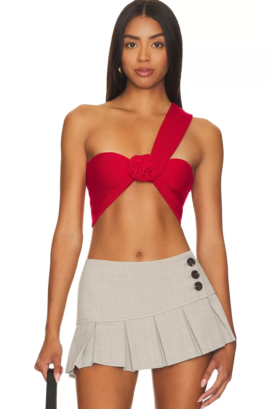 Blusa Corta Wenda con Detalle de Rosette - Lovers + Friends para Looks Veraniegos