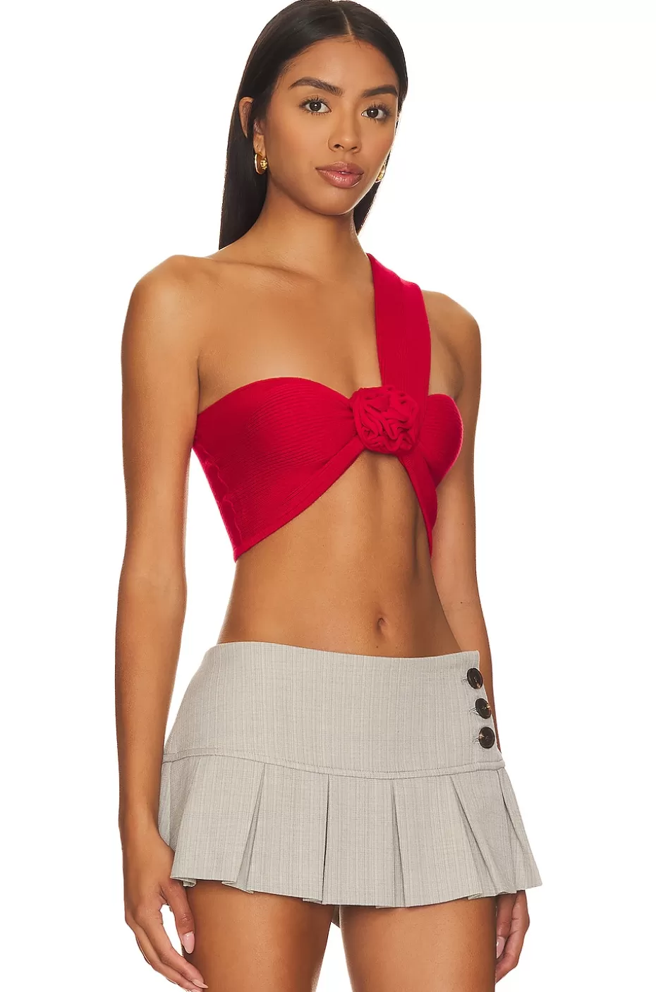 Blusa Corta Wenda con Detalle de Rosette - Lovers + Friends para Looks Veraniegos