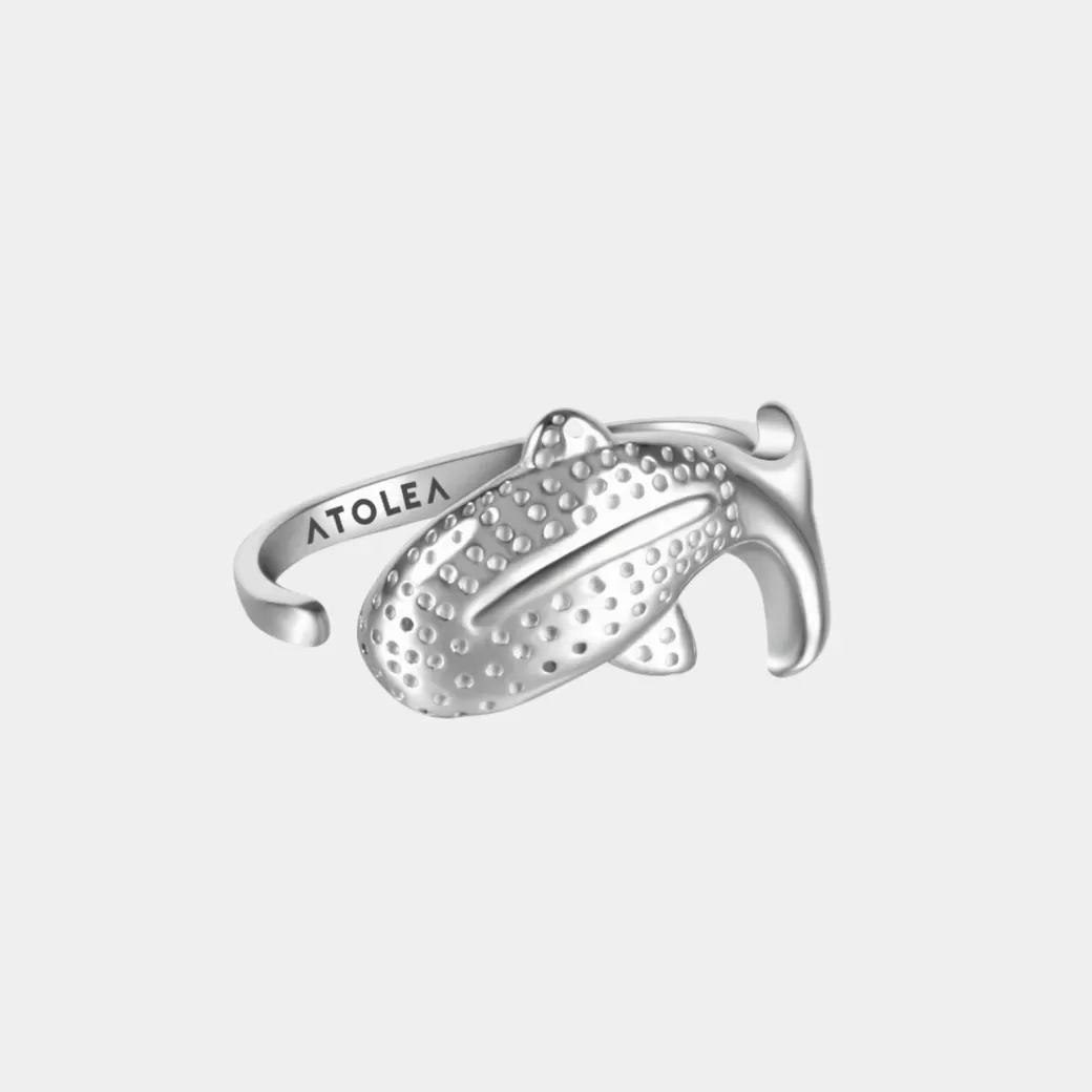 Exclusivo Anillo Tiburón Ballena - Oferta Limitada en Joyería Atolea