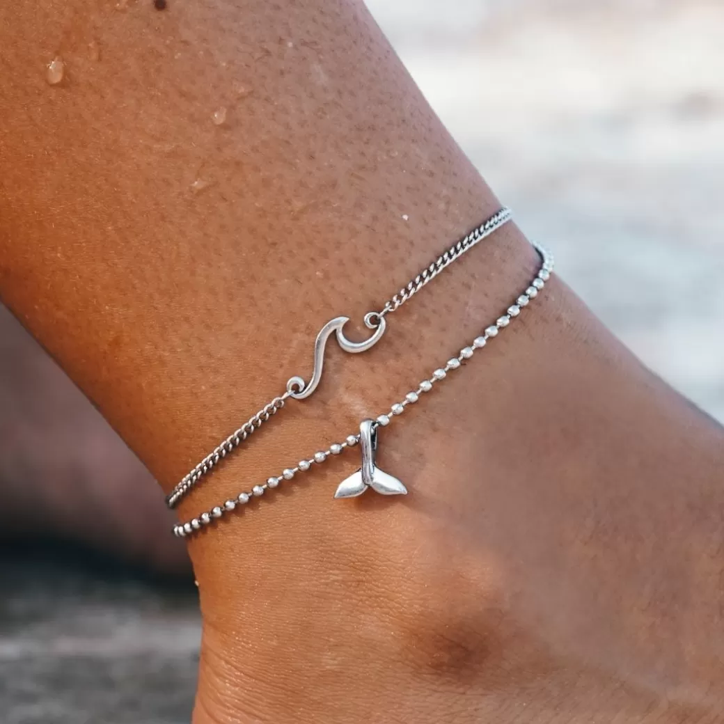 Tobillera Cola de Ballena Artesanal - Joyería Atolea