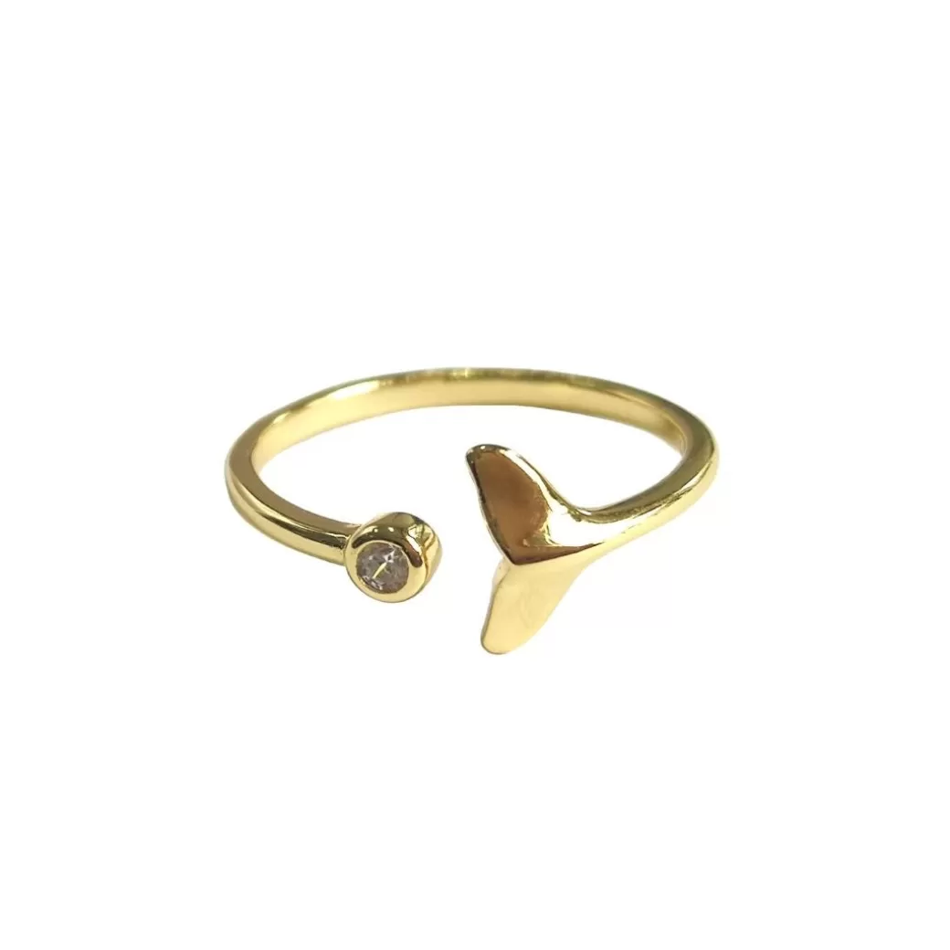Anillo Inspirado en la Cola de Ballena - Joyería Exclusiva Atolea | Envíos Online