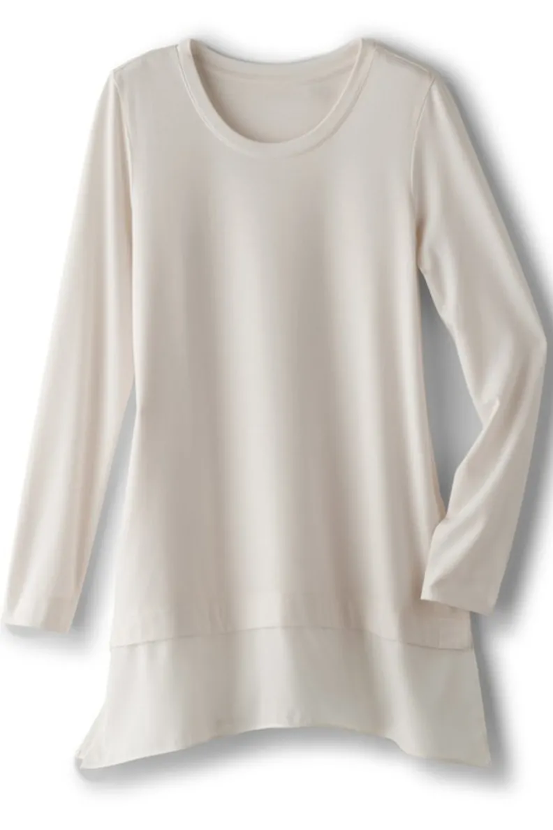 Túnica Willa de capas fluidas - Prenda versátil para looks casuales (Colección Otoño 2023, diseño suave de Soft Surroundings)