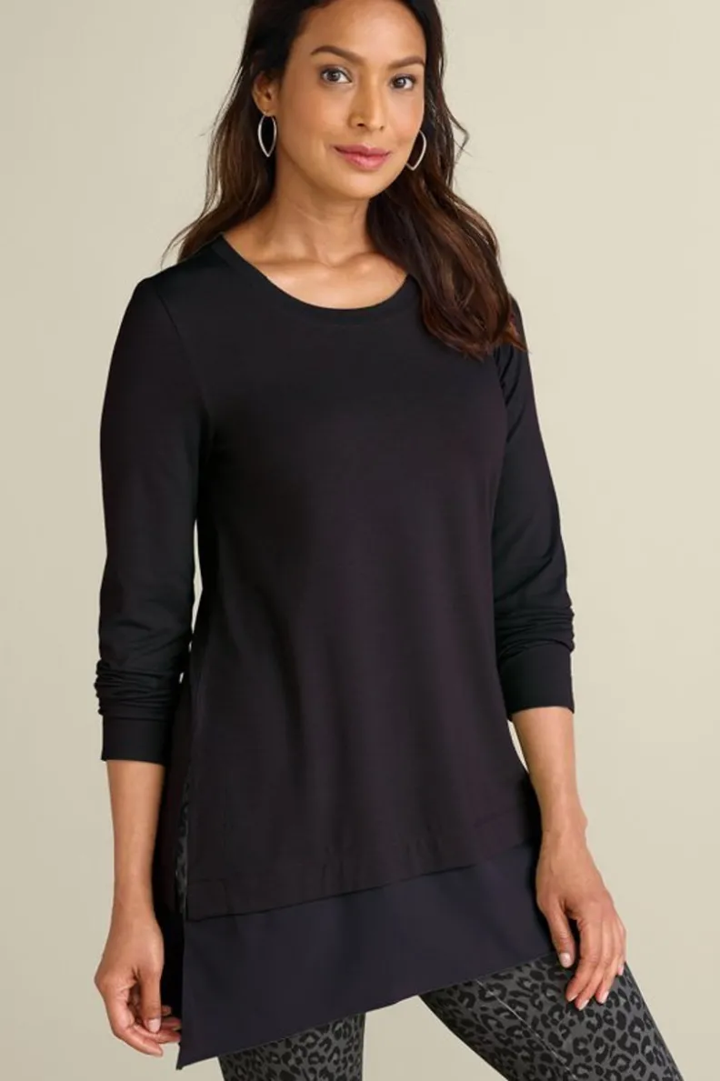 Túnica Willa de capas fluidas - Prenda versátil para looks casuales (Colección Otoño 2023, diseño suave de Soft Surroundings)