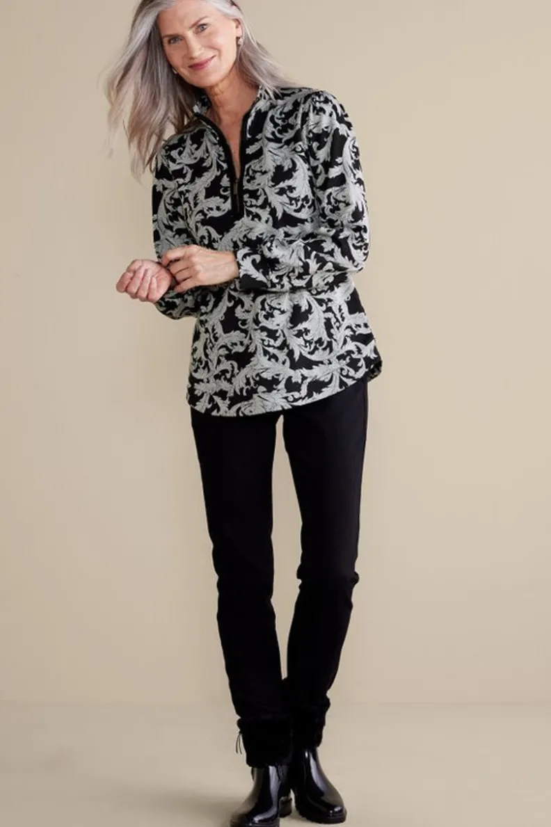 Sudadera Winona de Entornos Suaves - Prenda Superior en Tono Neutro con Diseño Fluidizado